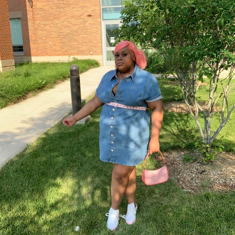 JEAN DRESS - Picture 2 of 2